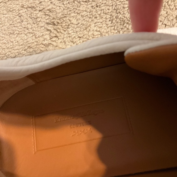 OFF WHITE DEERSKIN TRIPLE STITCH™ SNEAKERS - Picture 8 of 11